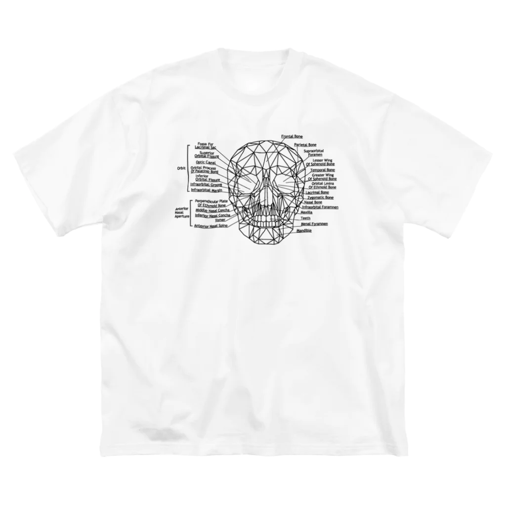 CHAMPIGNON Graphiqueのスカルヘッド ビッグシルエットTシャツ