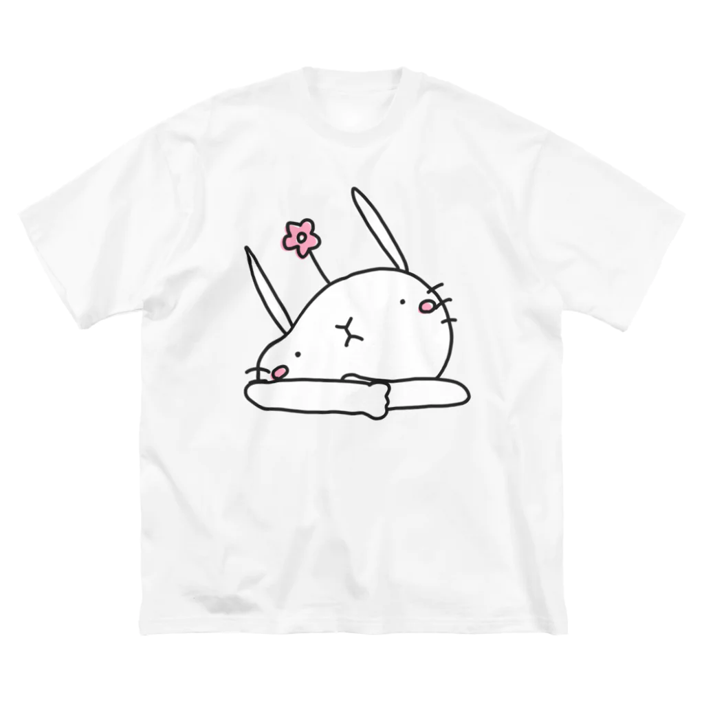 icchomaeのいっちょまえうさぎ ビッグシルエットTシャツ