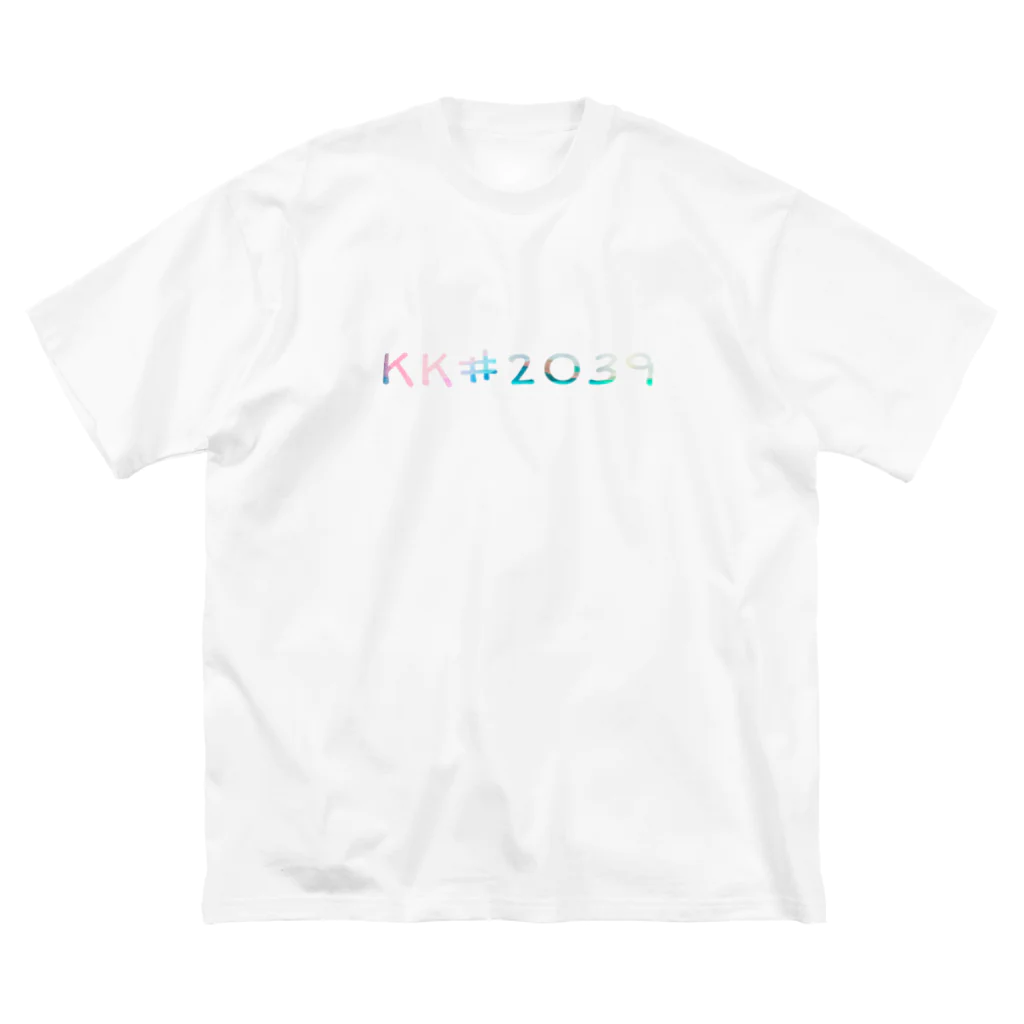 KK#2039(K-suKe,KsK)のオリジナルカラフルロゴ ビッグシルエットTシャツ