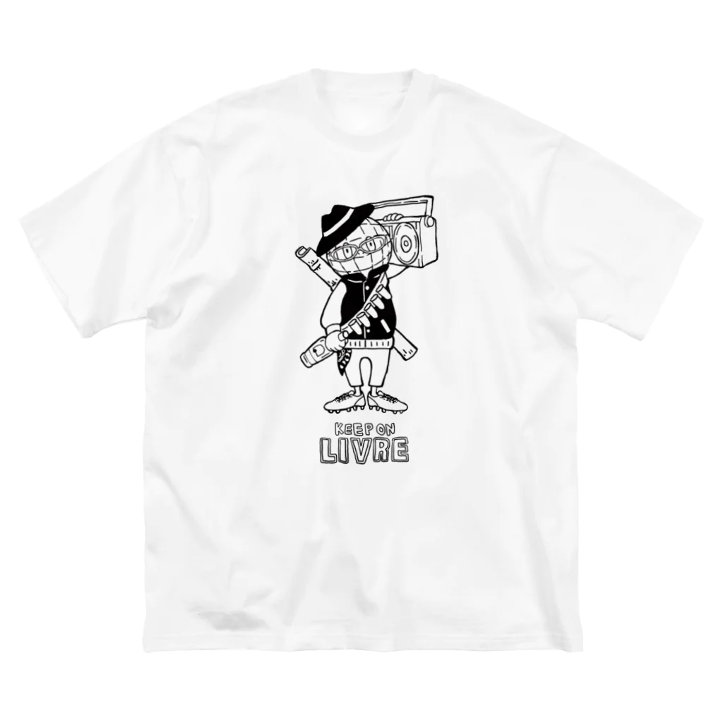 Keep On LIVREのミラーボールくん ビッグシルエットTシャツ