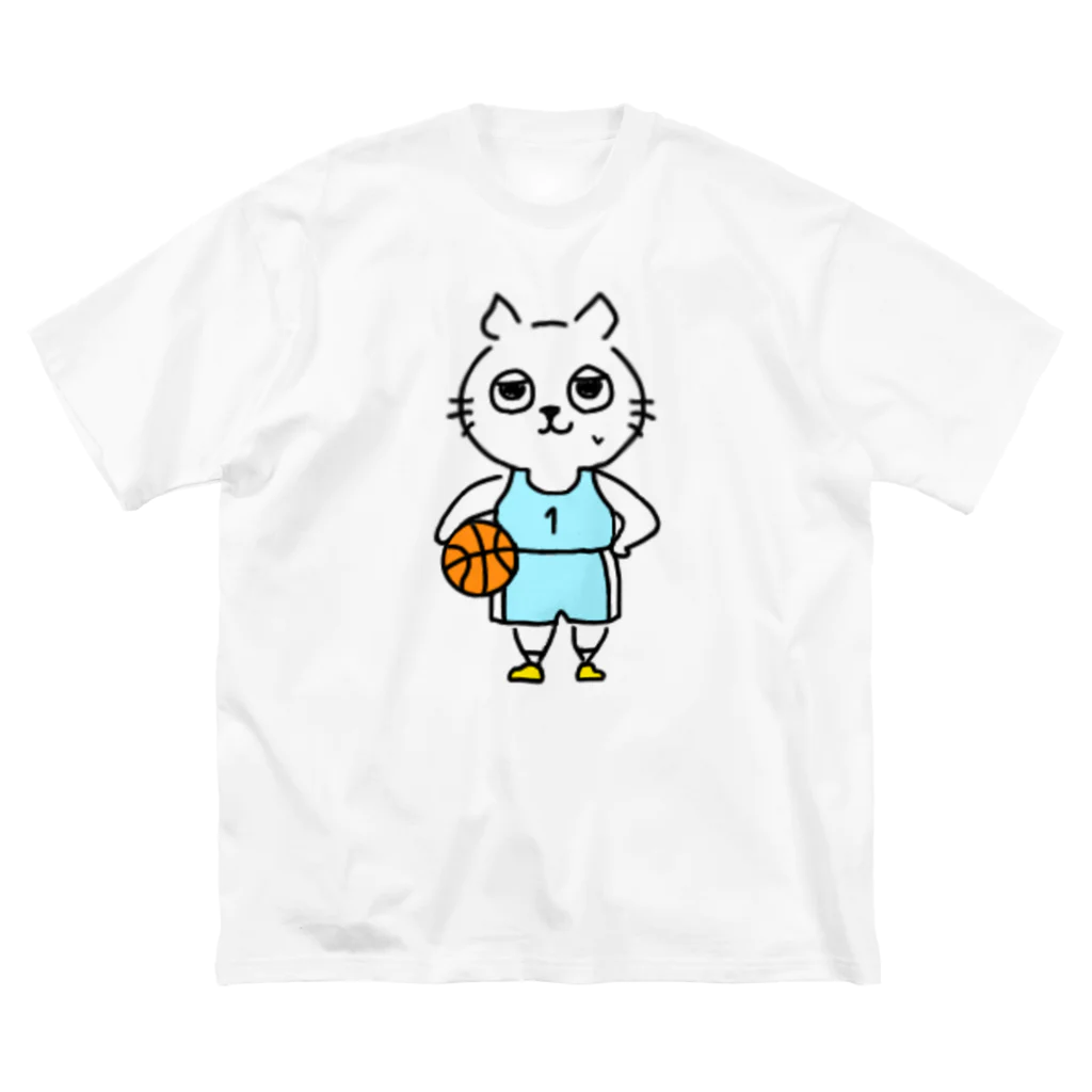 fuziponzuのバスケットボール(1番) ビッグシルエットTシャツ