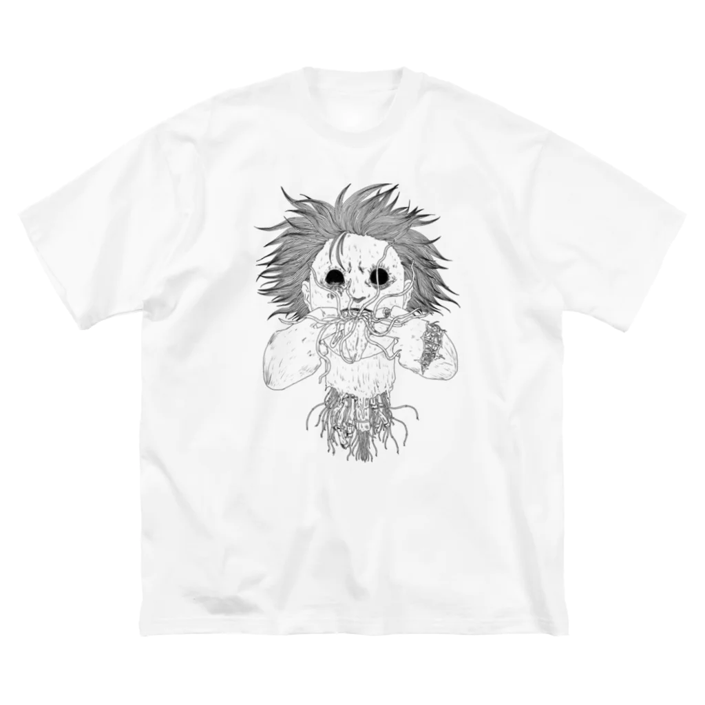 黒忌の退廃的ゾンビちゃん ビッグシルエットTシャツ