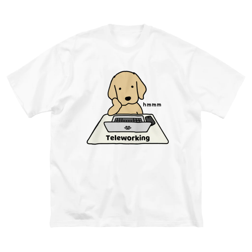 efrinmanのテレワーク ビッグシルエットTシャツ