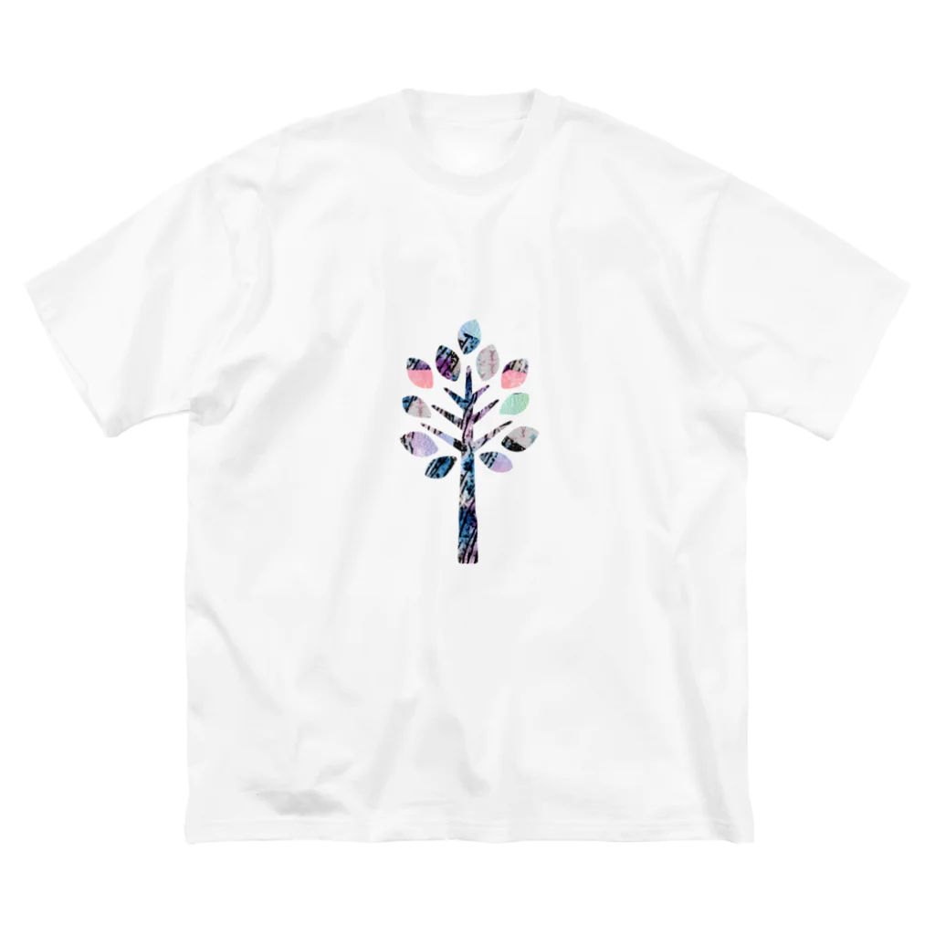 lifejourneycolorfulのColorful Tree Big T-Shirt