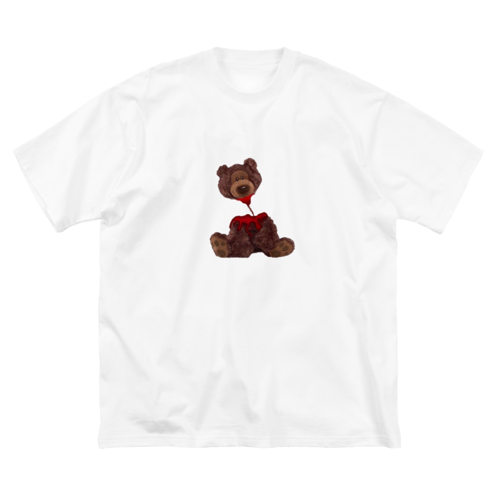 古着屋 im(イム)のちぎれたくまさん Big T-Shirt