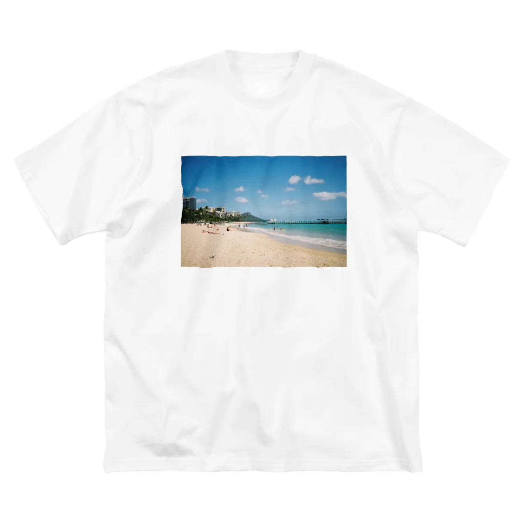 evuのビーチフォトアイテム ビッグシルエットTシャツ