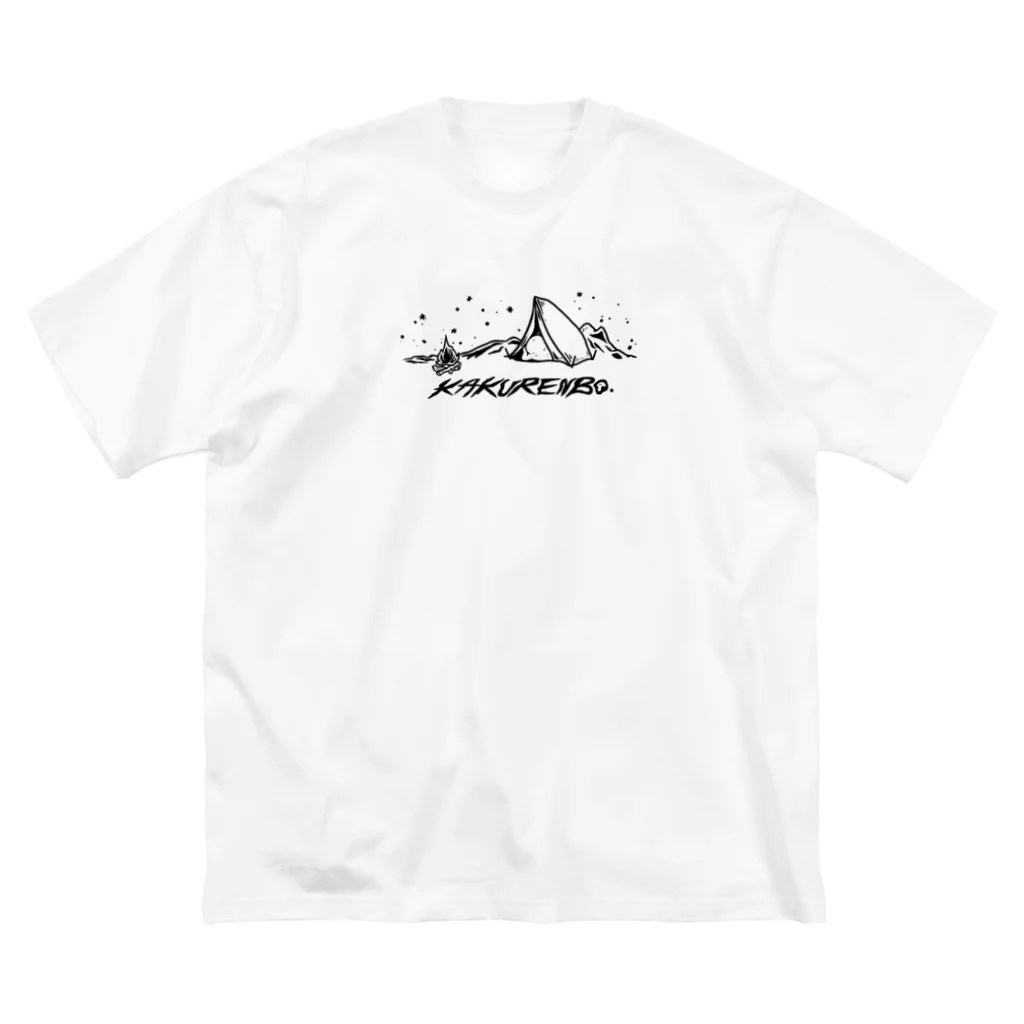 kakurenboのkakurenbo camp ビッグシルエットTシャツ