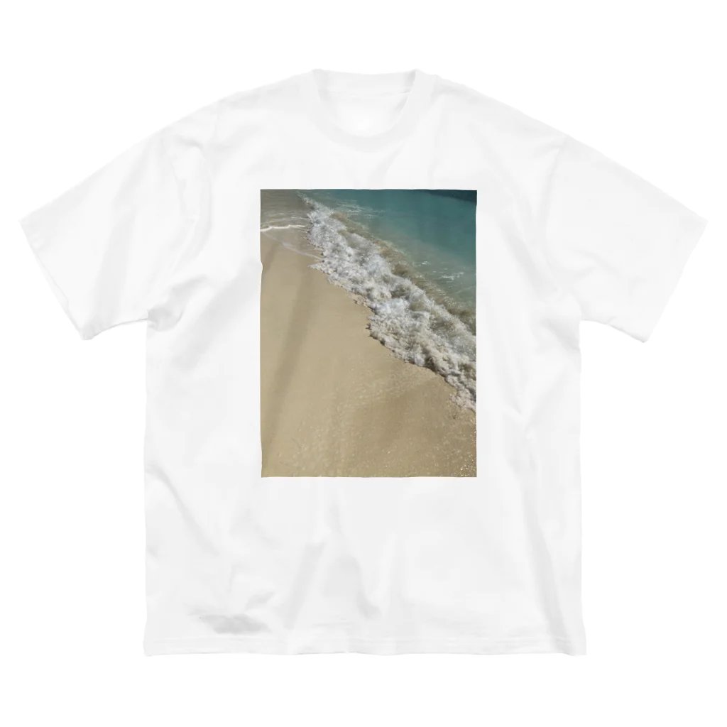 th350の砂浜リゾート ビッグシルエットTシャツ