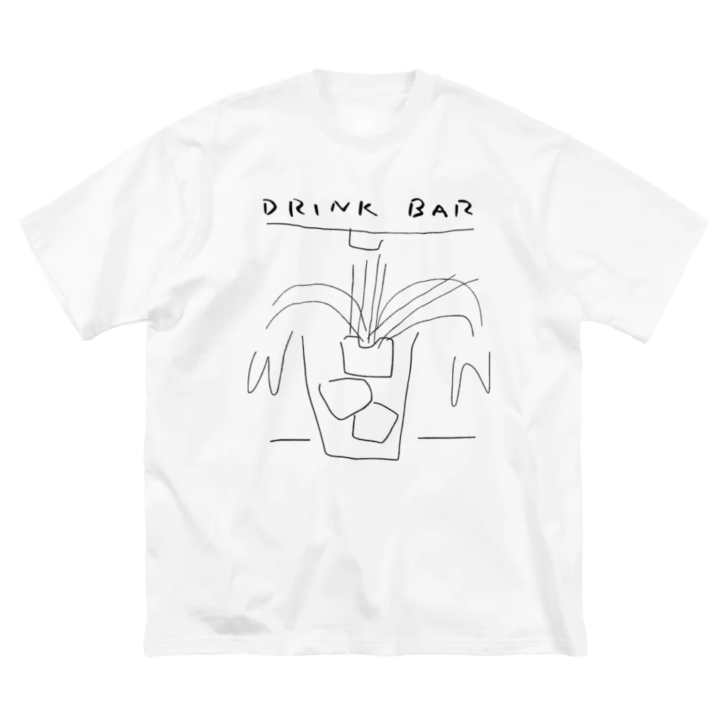 SmismithのDRINK BAR ビッグシルエットTシャツ