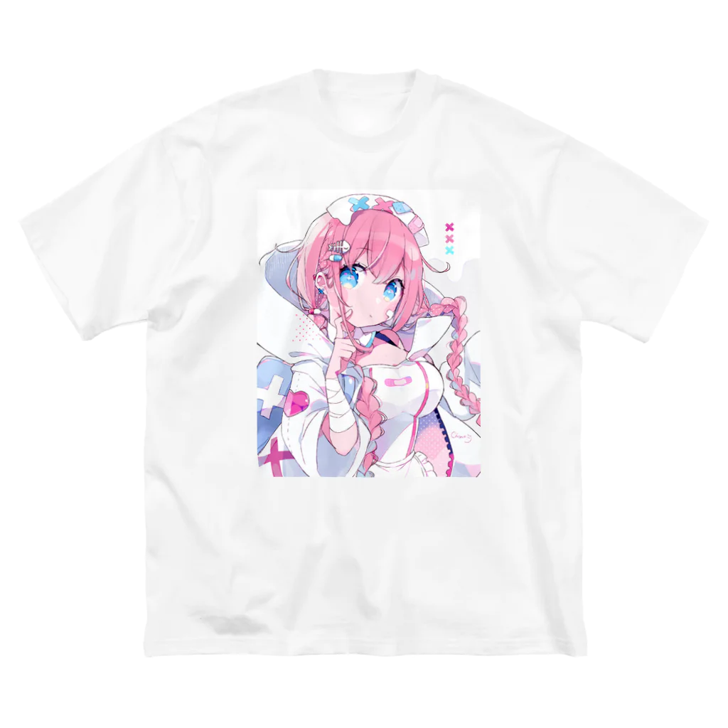 ちょん＊  APPAREL ShopのPinkナースビッグシルエットT ビッグシルエットTシャツ