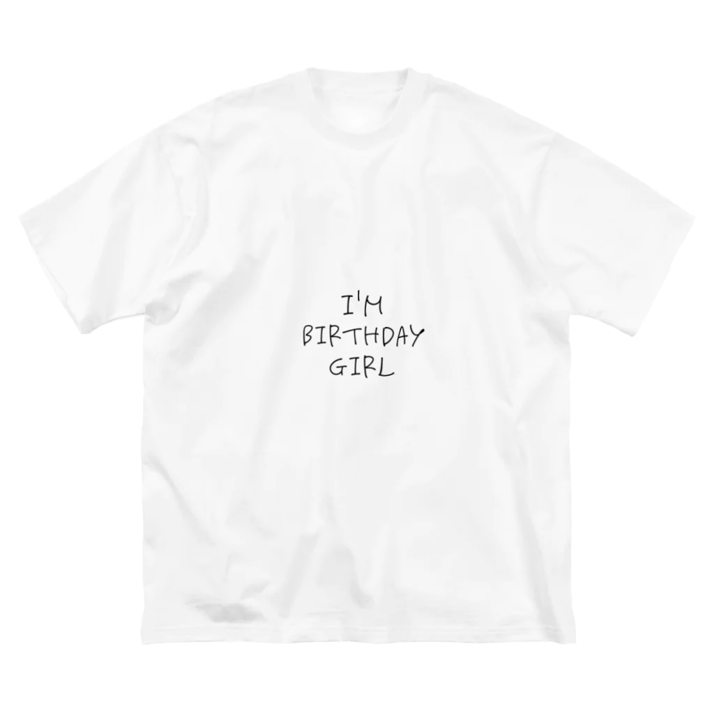 あきえのbirthday girl ビッグシルエットTシャツ