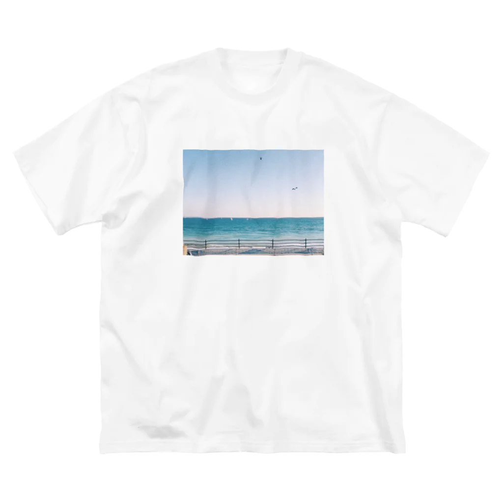 ねこのふとももの江ノ島の海 Big T-Shirt