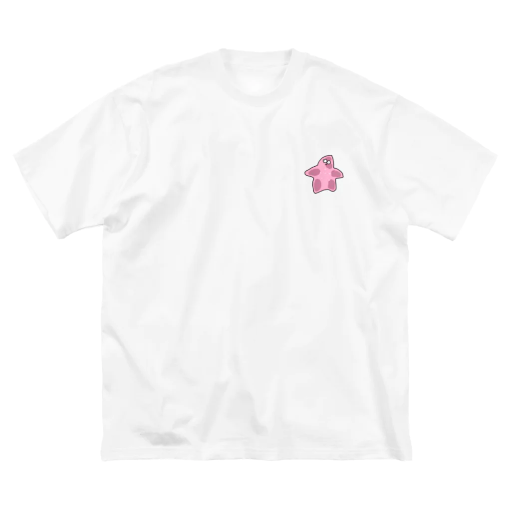 あゆちゃんのへばりつくひとで ビッグシルエットTシャツ