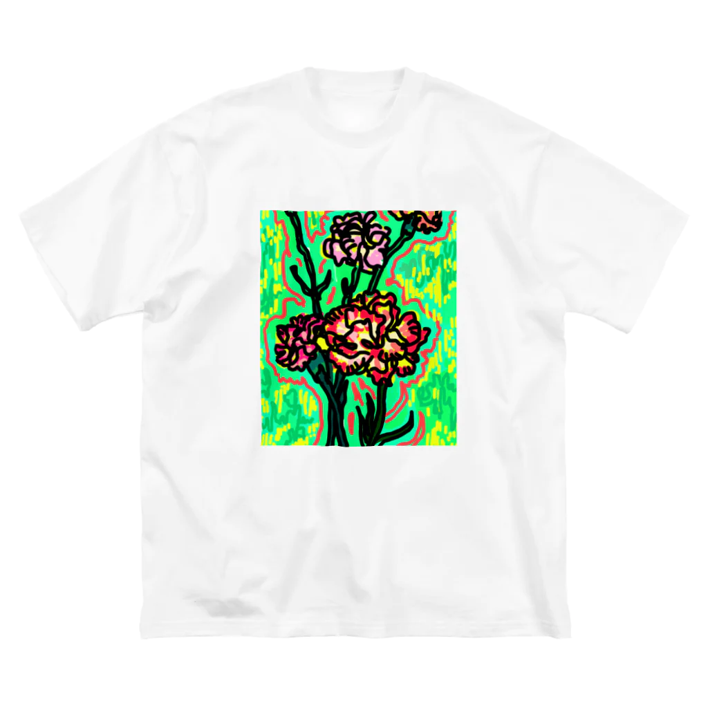 クマの店のFlower🌹 ビッグシルエットTシャツ