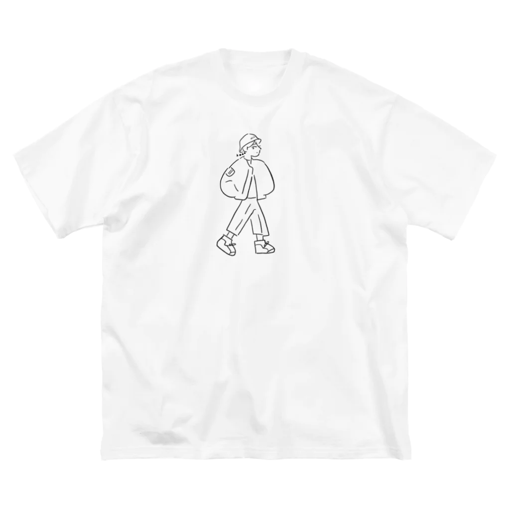 👵🏻のガール ビッグシルエットTシャツ