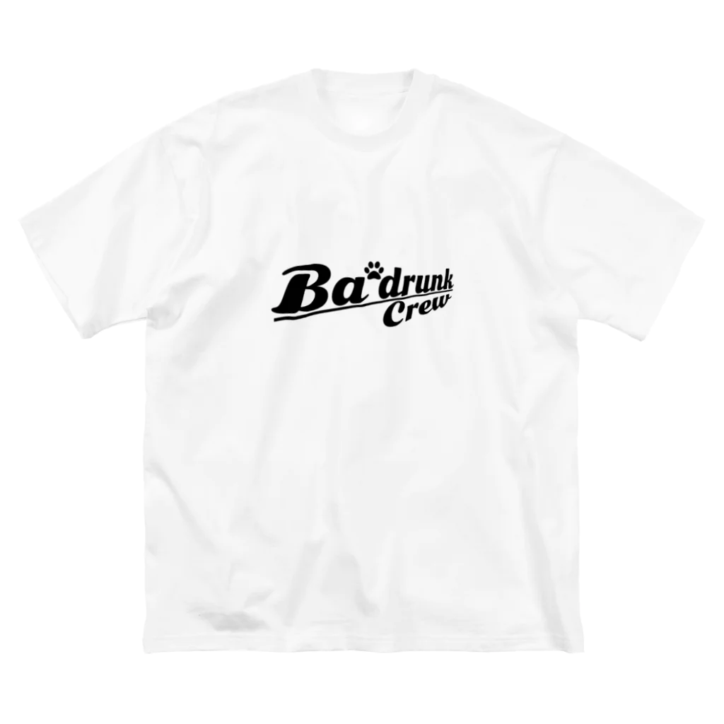 Ba'drunkのBa'drunk ロゴデザインVer.2(BLK) Big T-Shirt