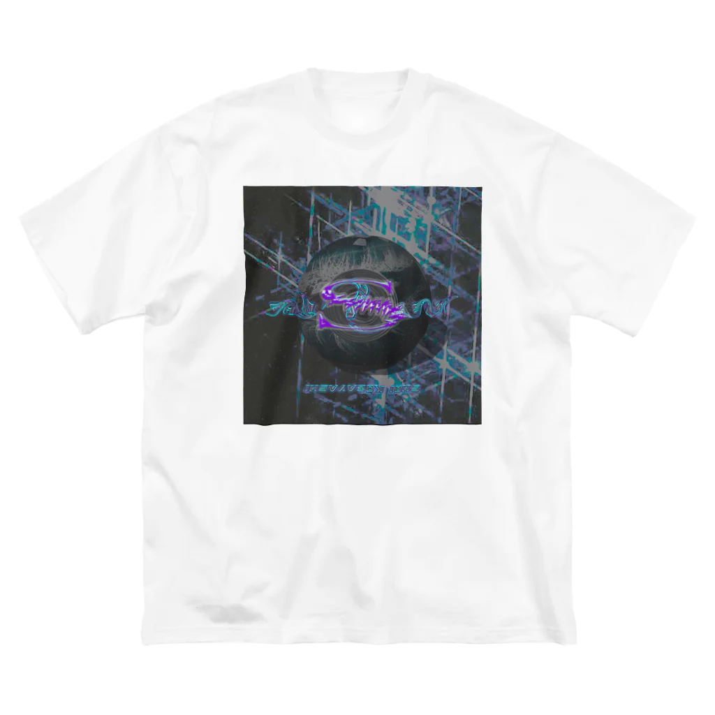 tougo_nvkvtvのChromeType Tshirt Big T-Shirt