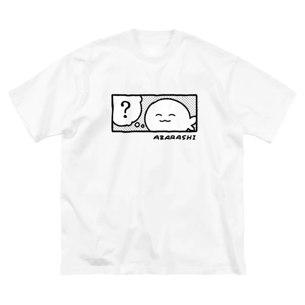 にょろぱや本舗すずり支店のサブカルぱやざらし(黒) ビッグシルエットTシャツ