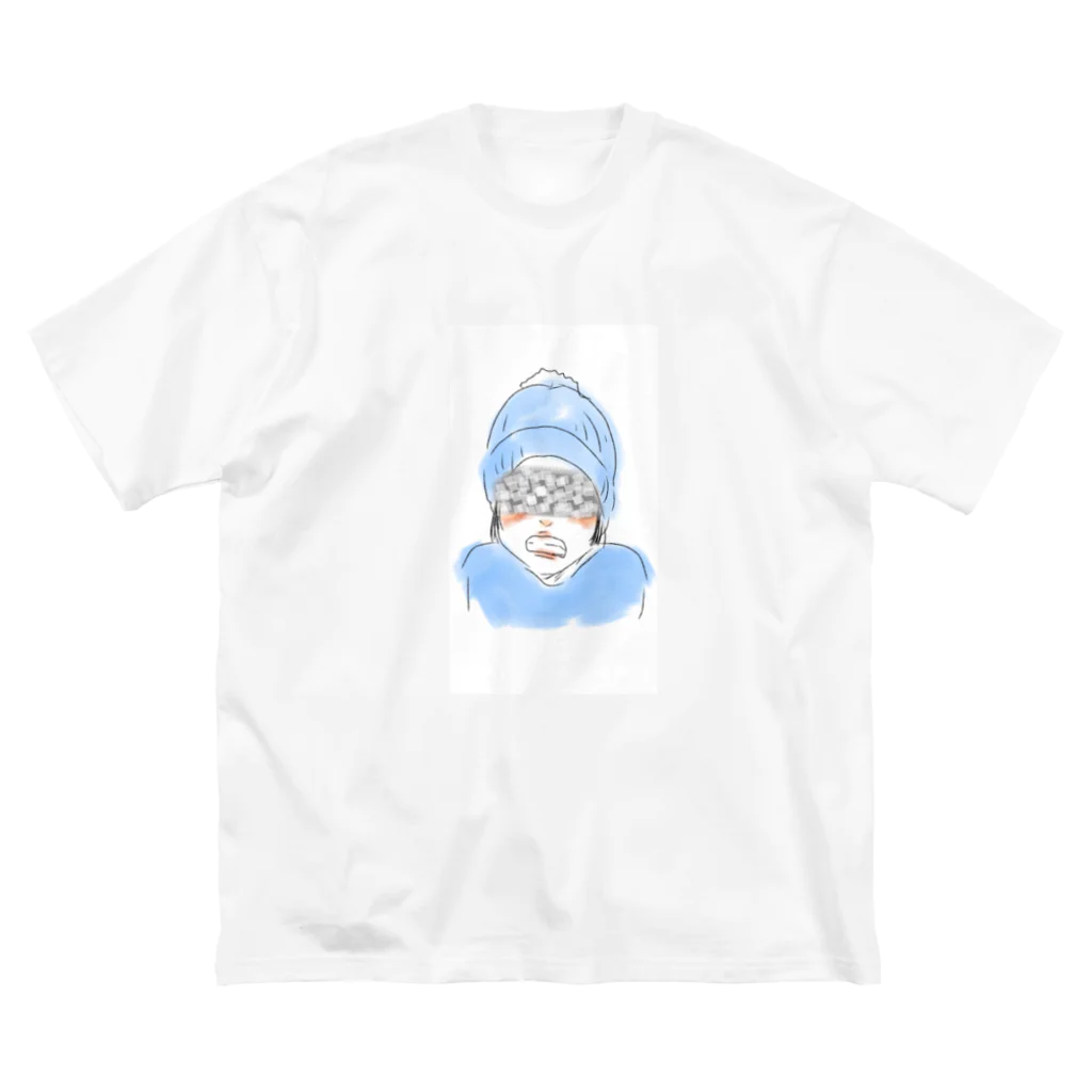 popokoroのプライバシーboy ビッグシルエットTシャツ