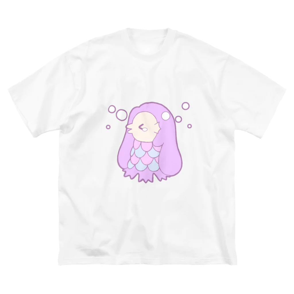 かわいいもののおみせ　いそぎんちゃくのびえ〜んアマビエ Big T-Shirt