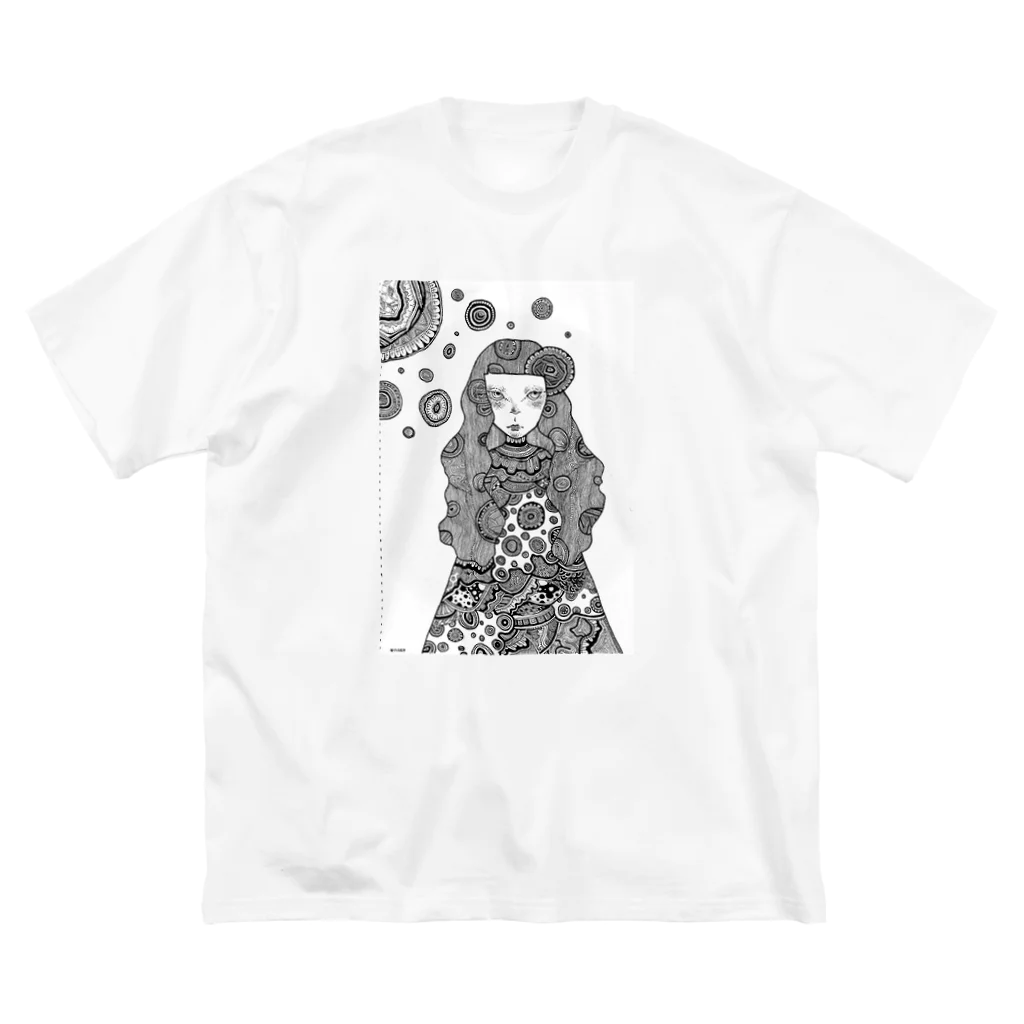 whitefrom036hのfaire la tete ビッグシルエットTシャツ