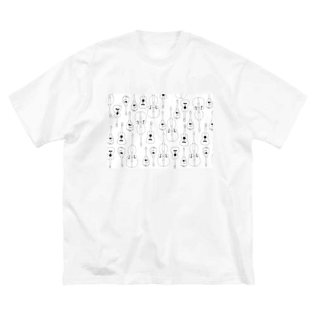 東風のマンドリンオーケストラ(MONOQLO) ビッグシルエットTシャツ