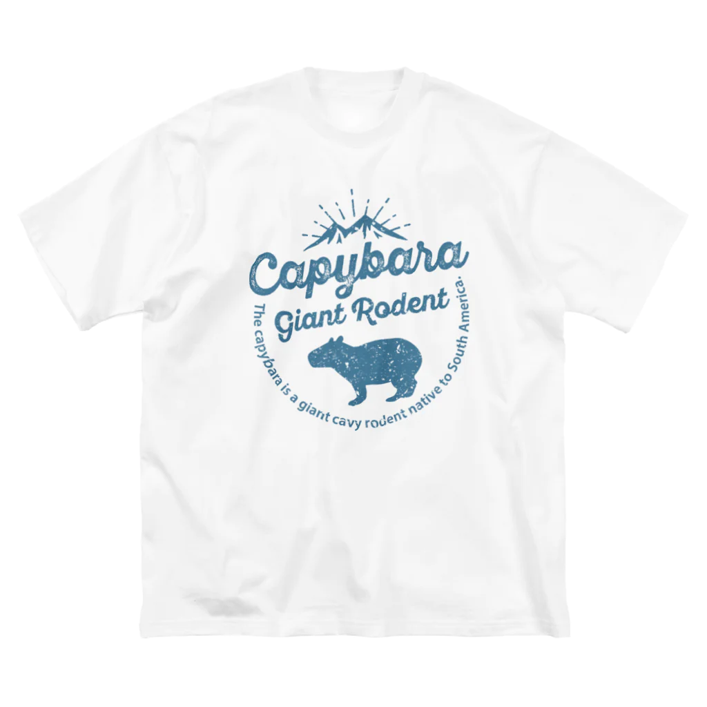 taupeのcapybara summer b ビッグシルエットTシャツ