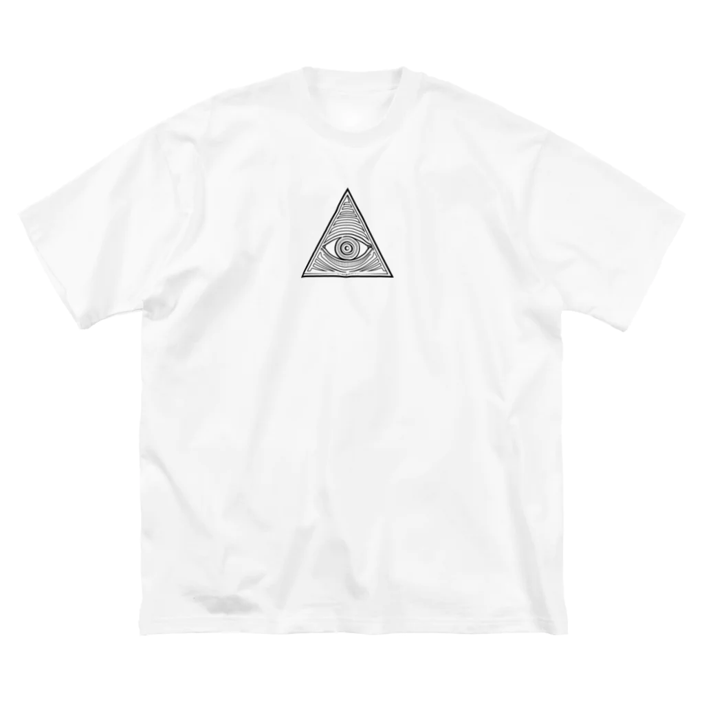 carpediemのEye of Providence ビッグシルエットTシャツ