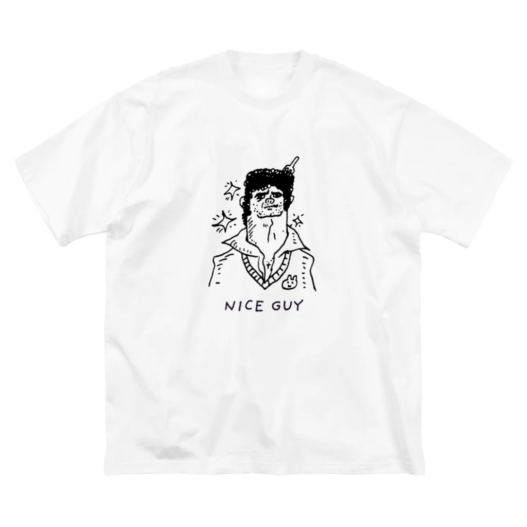 杉浦 智史のNICE GUY ビッグシルエットTシャツ