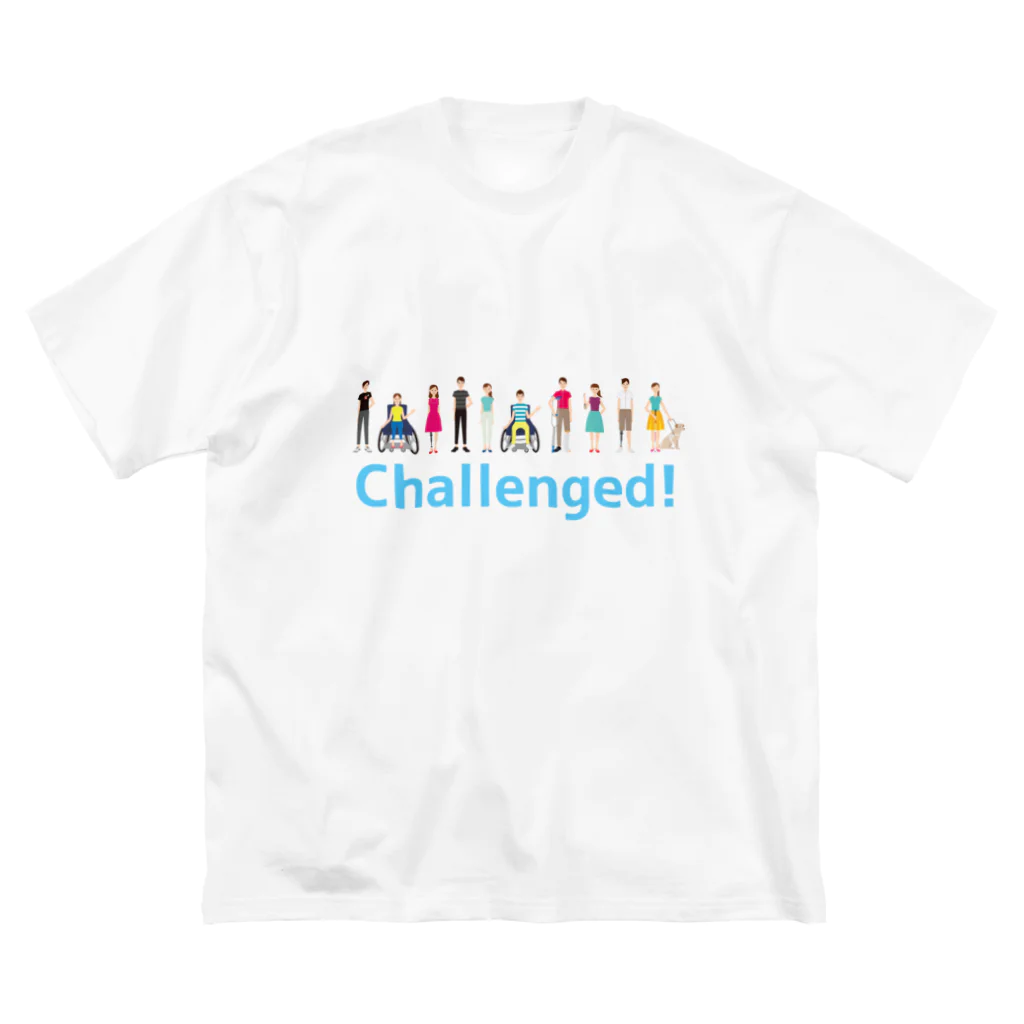 MiyataMiho/デザイナーイラストレーターのChallenged!　チャレンジド ビッグシルエットTシャツ