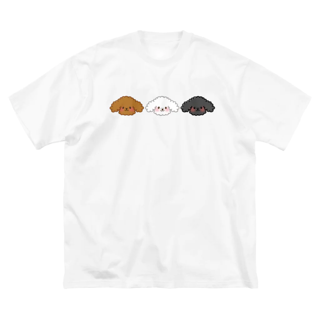 くろさわゆいのトイプー3カラー ビッグシルエットTシャツ