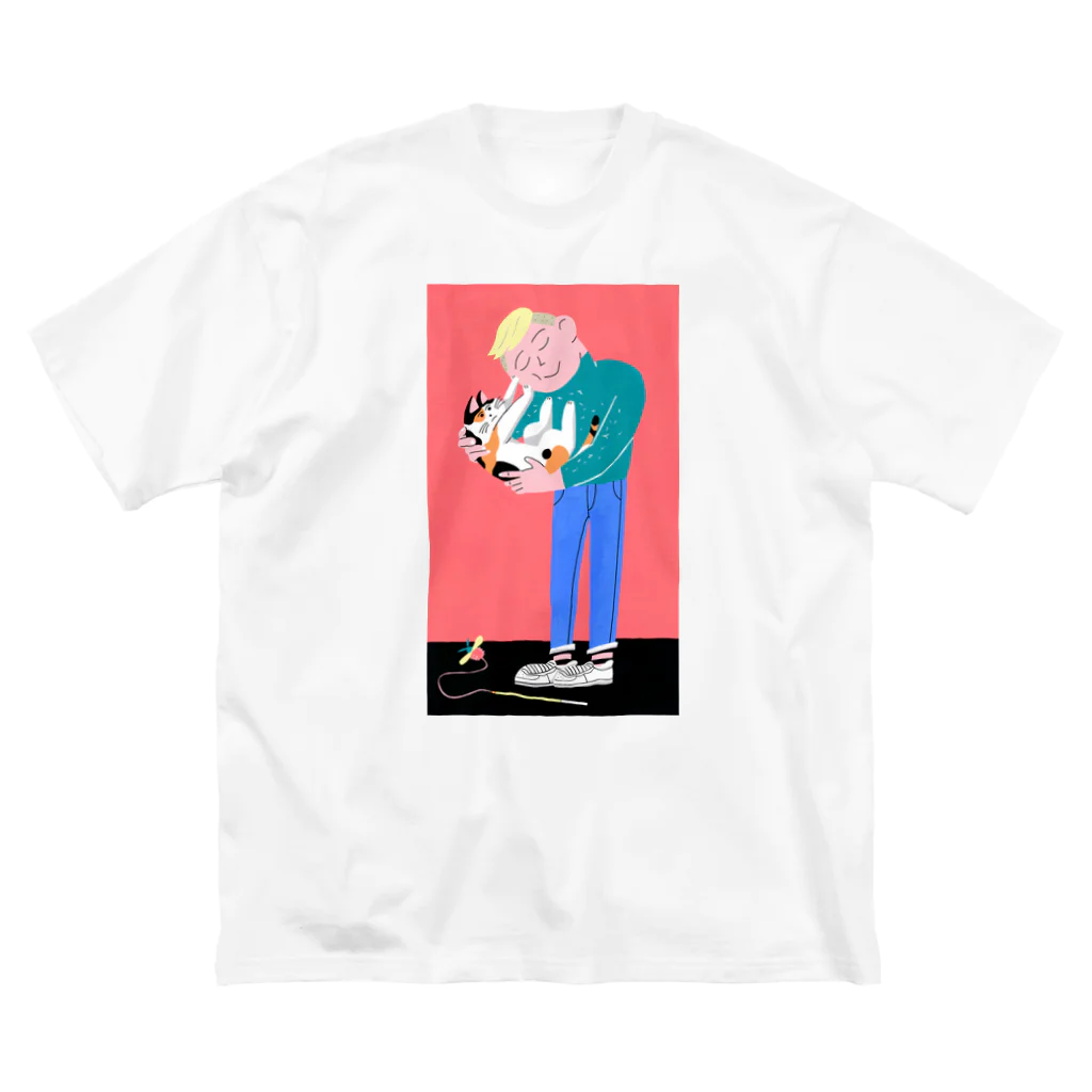 こたに千絵のネコを抱っこしてみたい Big T-Shirt