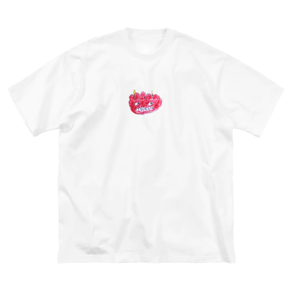 ノリヲのやんやんのあかおにちゃん ビッグシルエットTシャツ