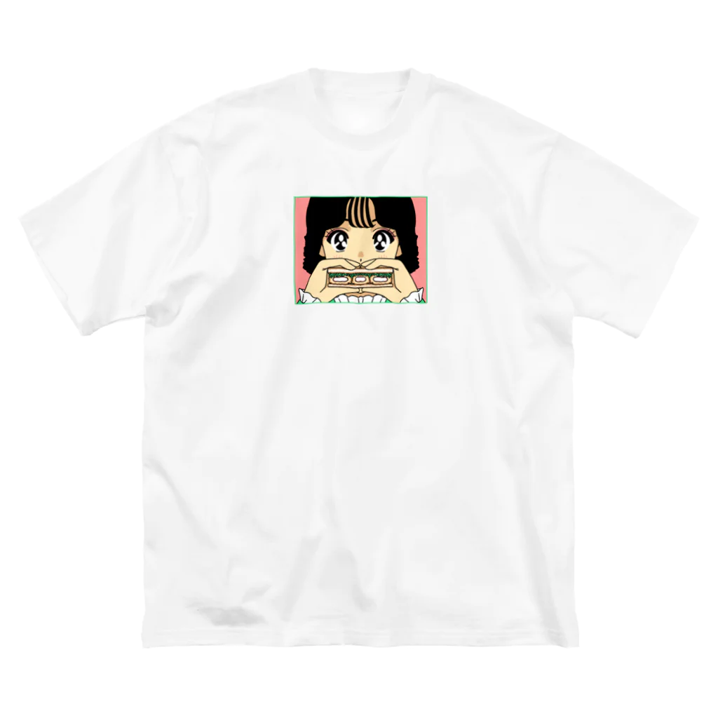 nsnのエビサンド ビッグシルエットTシャツ