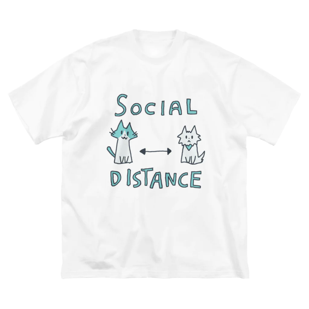 いーくんのSOCIAL DISTANCEな服 Big T-Shirt