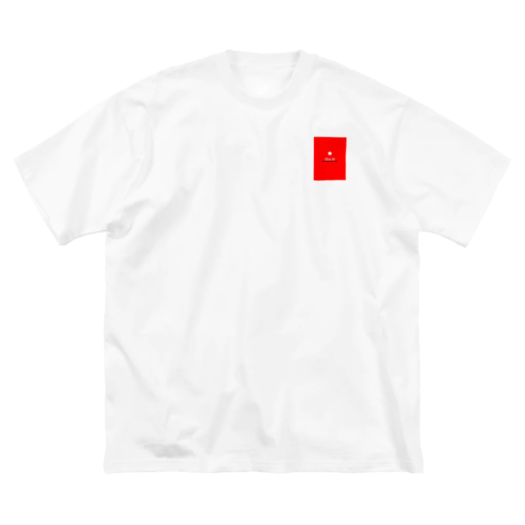 the.Nのthe.N logo ビッグシルエットTシャツ