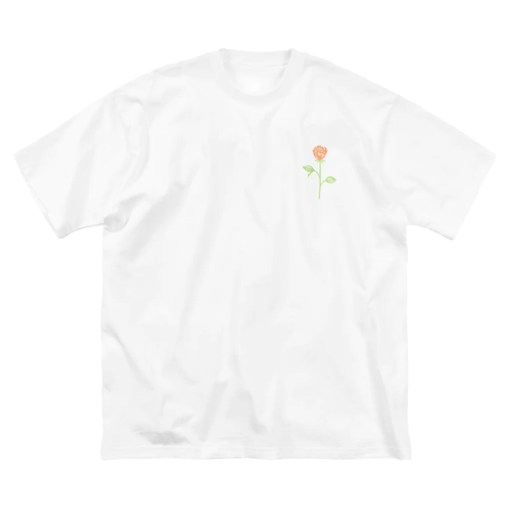 remaのオレンジのバラ Big T-Shirt