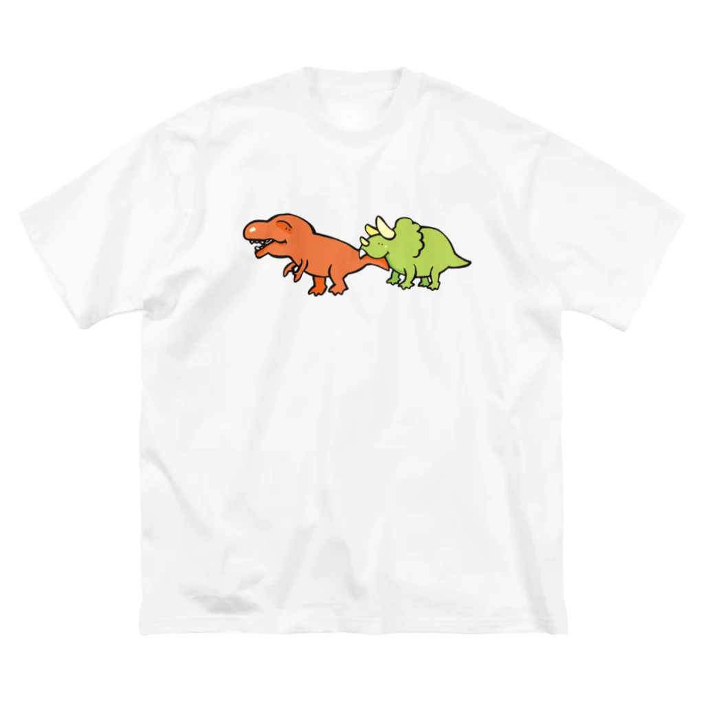 カタオカナオのカムカム恐竜（ティラノサウルス×トリケラトプス） Big T-Shirt