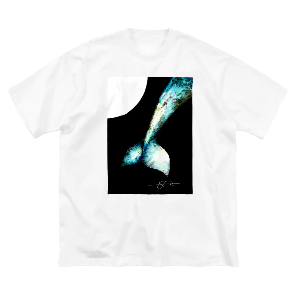 jin-whalesongの天際に翠 ビッグシルエットTシャツ