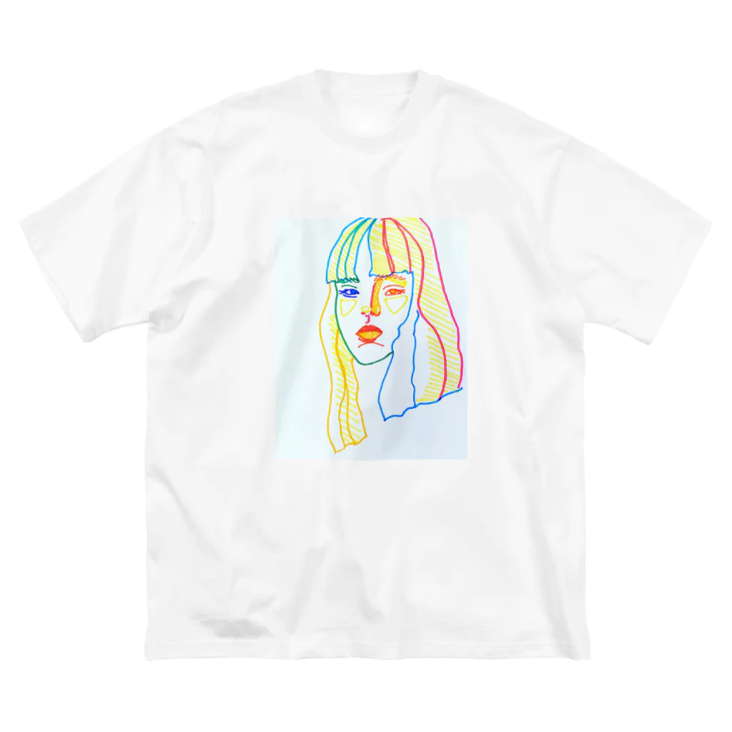 oga.のにじいろガール ビッグシルエットTシャツ