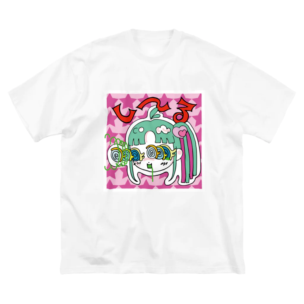 hArUのしーるちゃん ビッグシルエットTシャツ