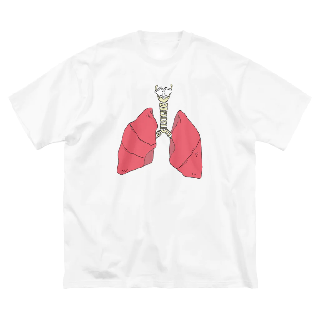 OGNdesignの肺　内臓　lung　NO.20 Big T-Shirt
