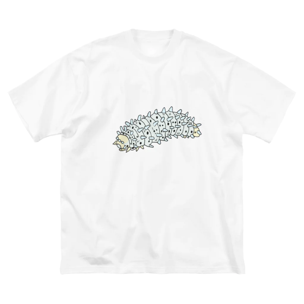 OGNdesignの虫　芋虫　いもむし　NO.29 ビッグシルエットTシャツ