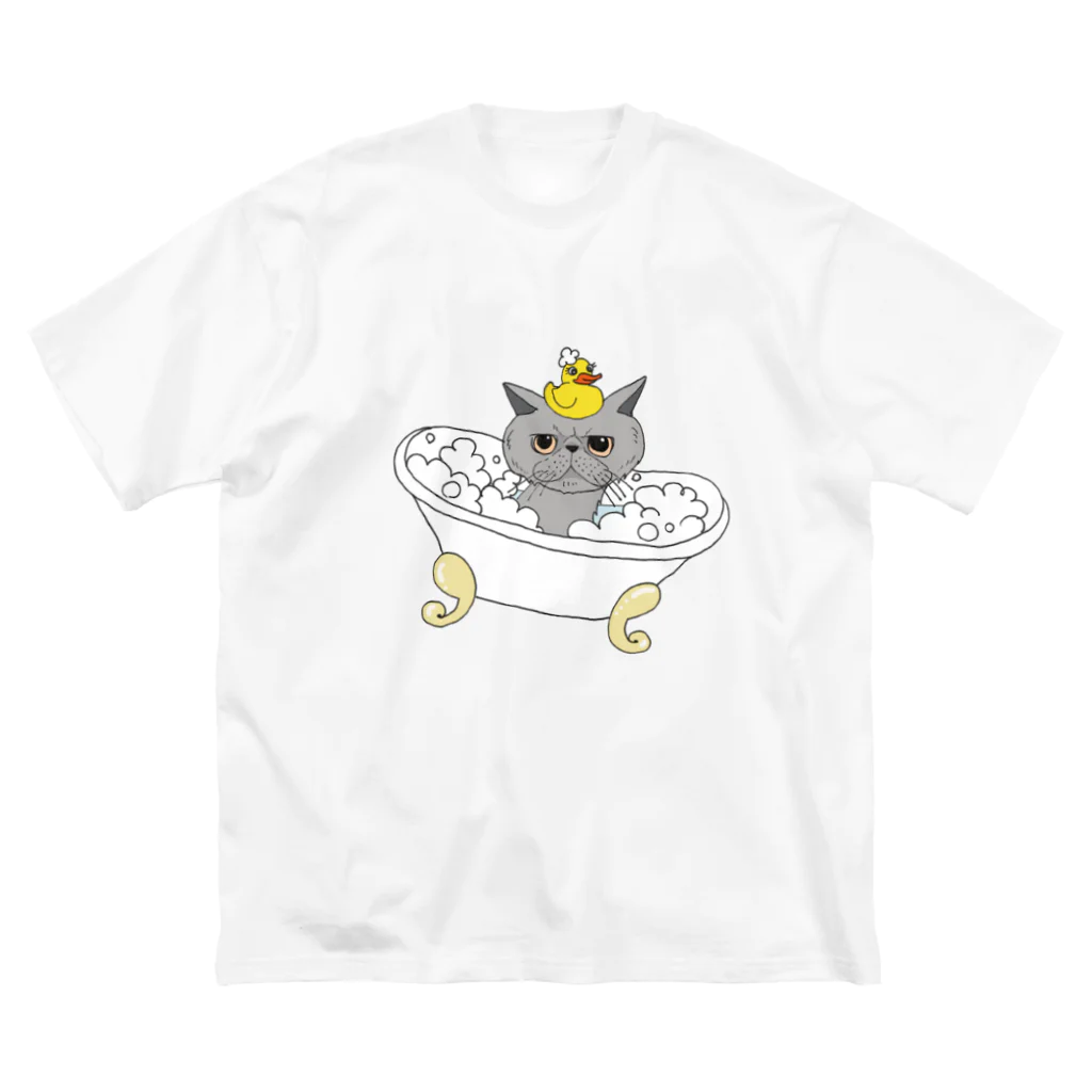 OGNdesignの猫　ねこ　NO.33 ビッグシルエットTシャツ