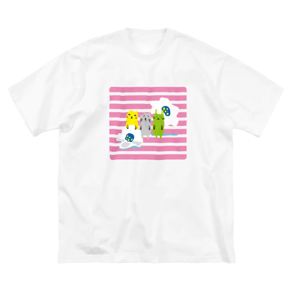 TMRの小屋のかみのこどもたちPOP ビッグシルエットTシャツ