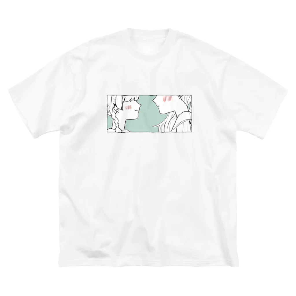 ◾まさつか◾のみなゆりか・目 ビッグシルエットTシャツ