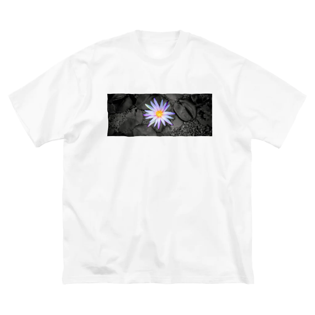 百瀬のハスの花 ビッグシルエットTシャツ