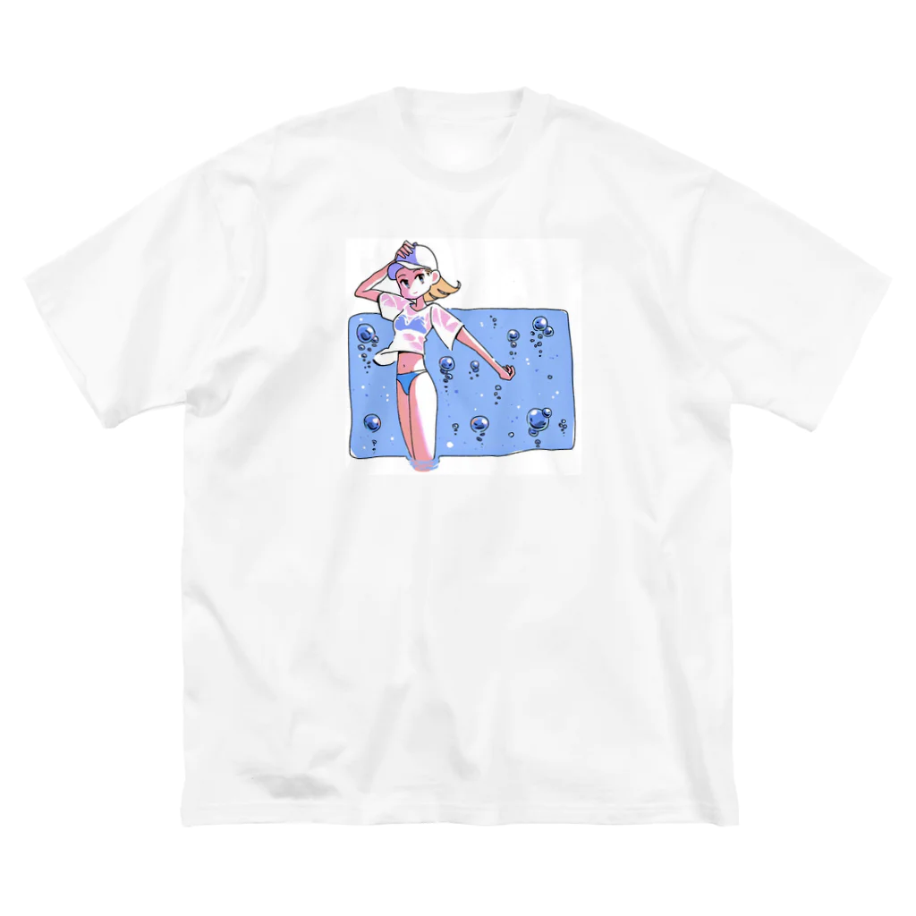 arakawako_kiの炭酸ガール ビッグシルエットTシャツ