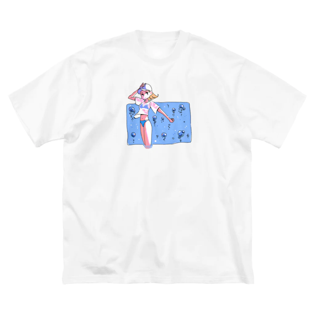 arakawako_kiの炭酸ガール子 ビッグシルエットTシャツ