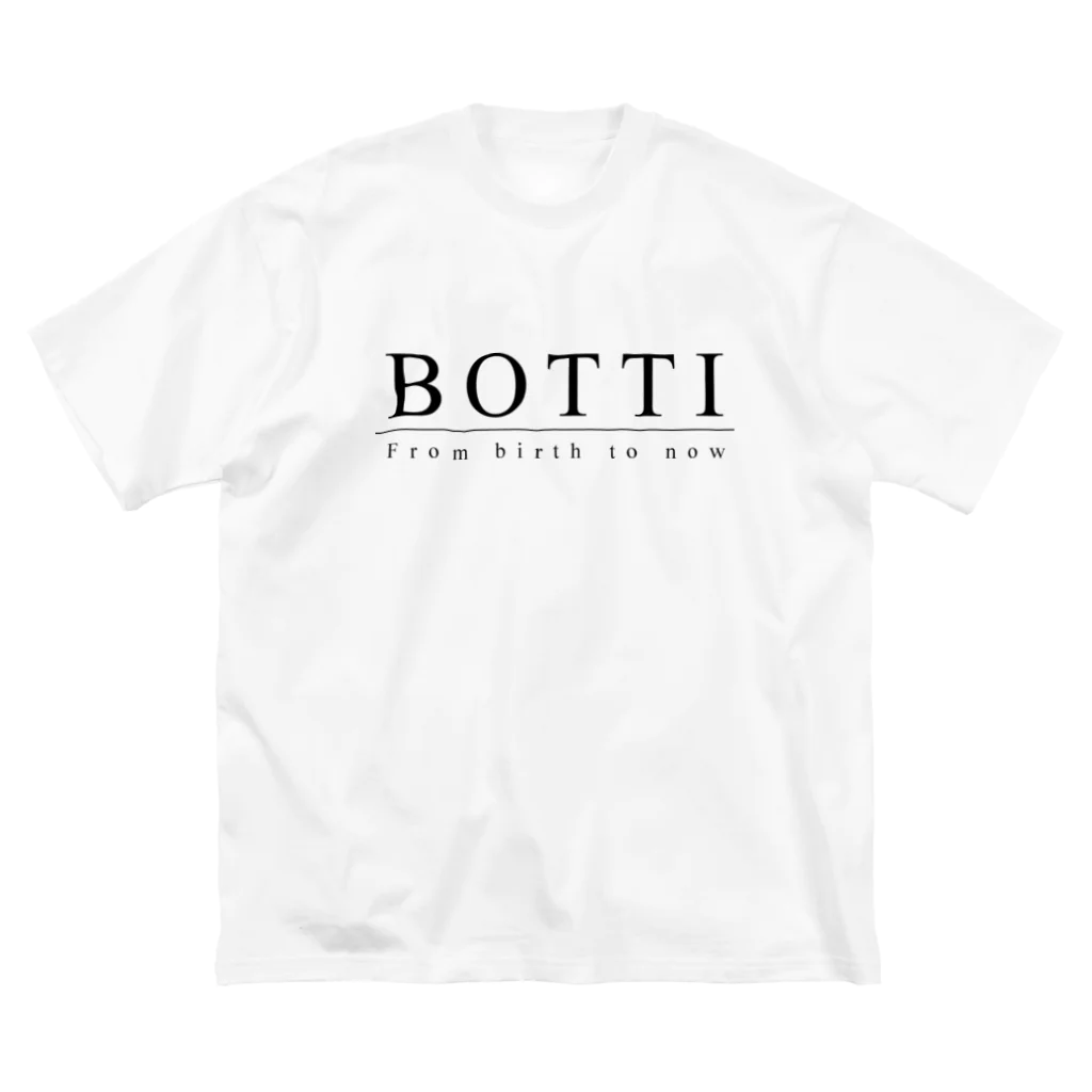 AUCHのBOTTI ビッグシルエットTシャツ 前面 ビッグシルエットTシャツ